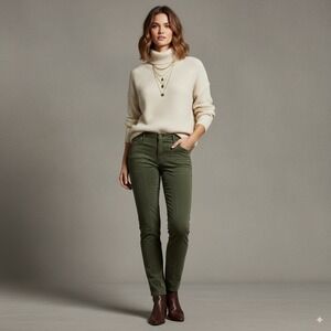 Mountain Hardwear Olive Utility Pants Women's‎ 12 Stretch Hiking Travel Outdoor